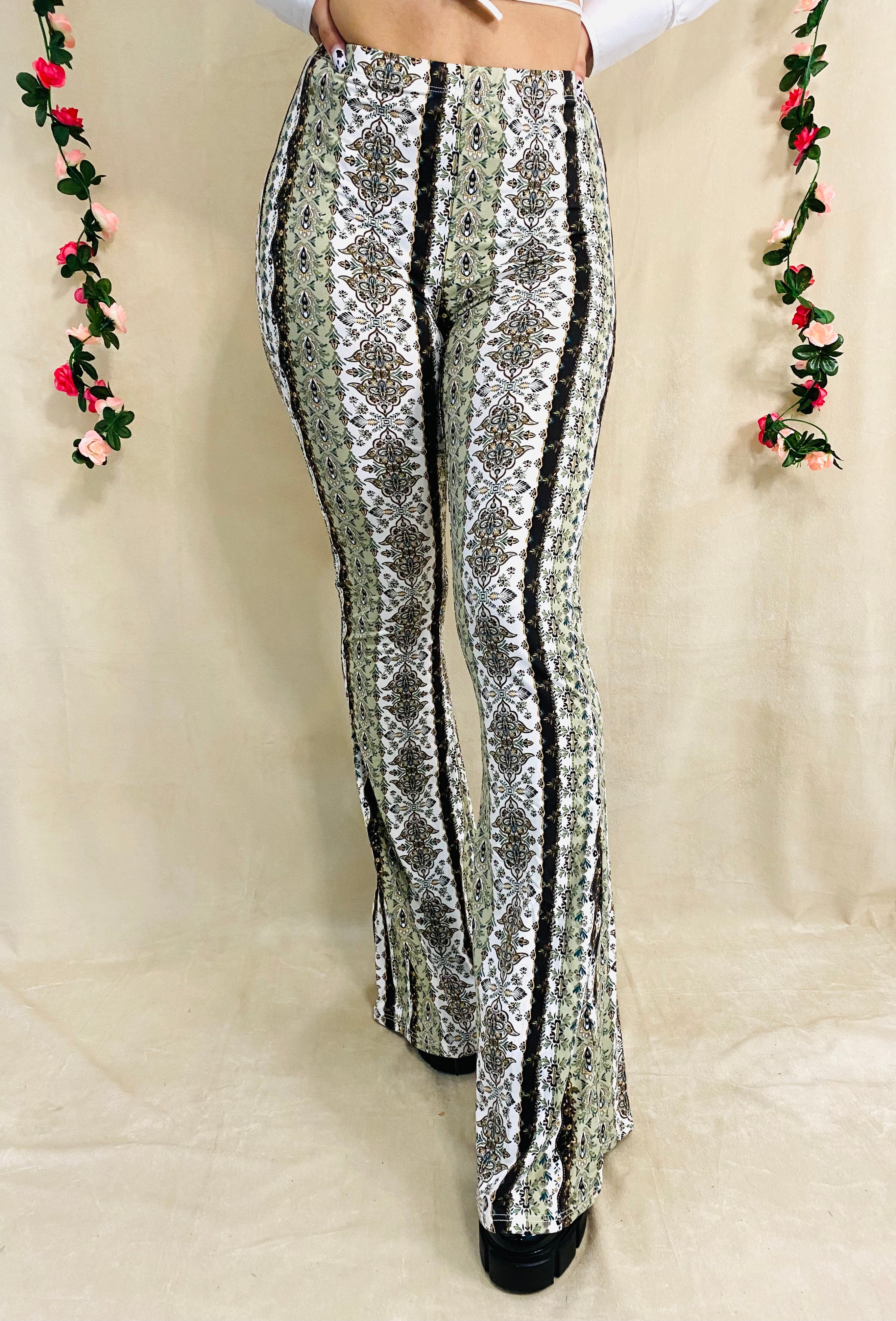 B Flared Leggings – Heavenly-Blossoms Boutique