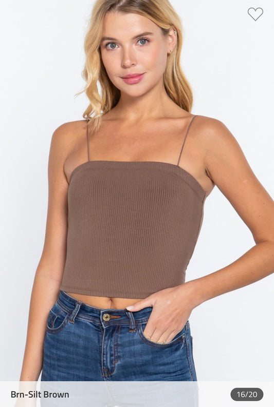 Itty bitty brown Top