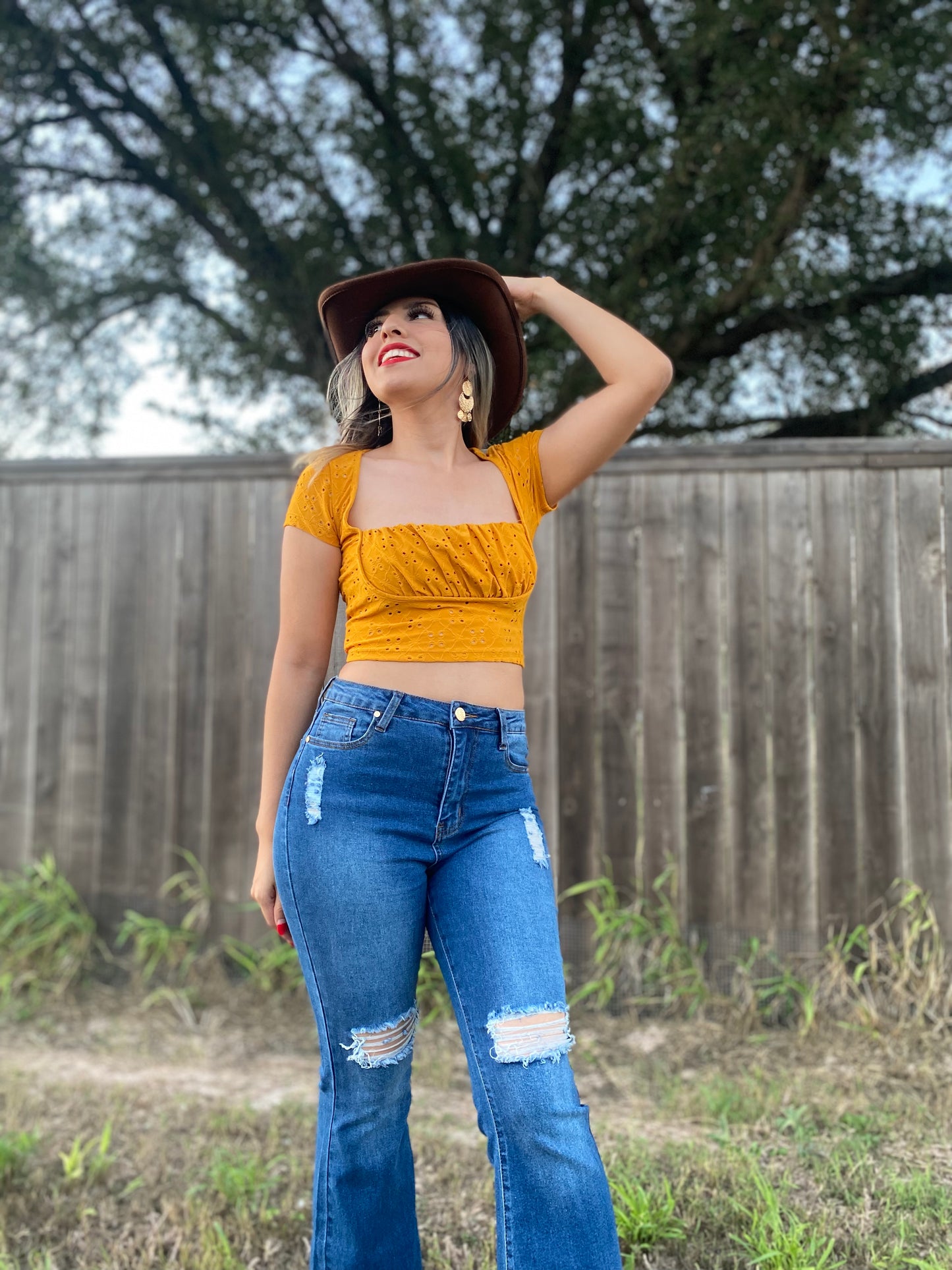 Callie Top (mustard)