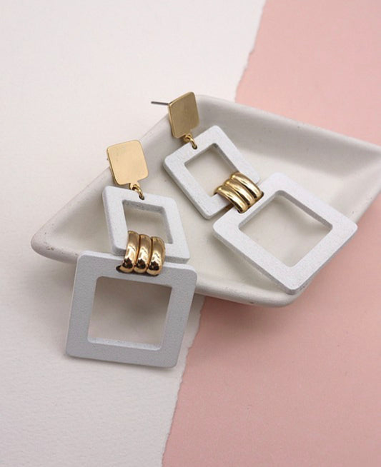 Classic square Earrings