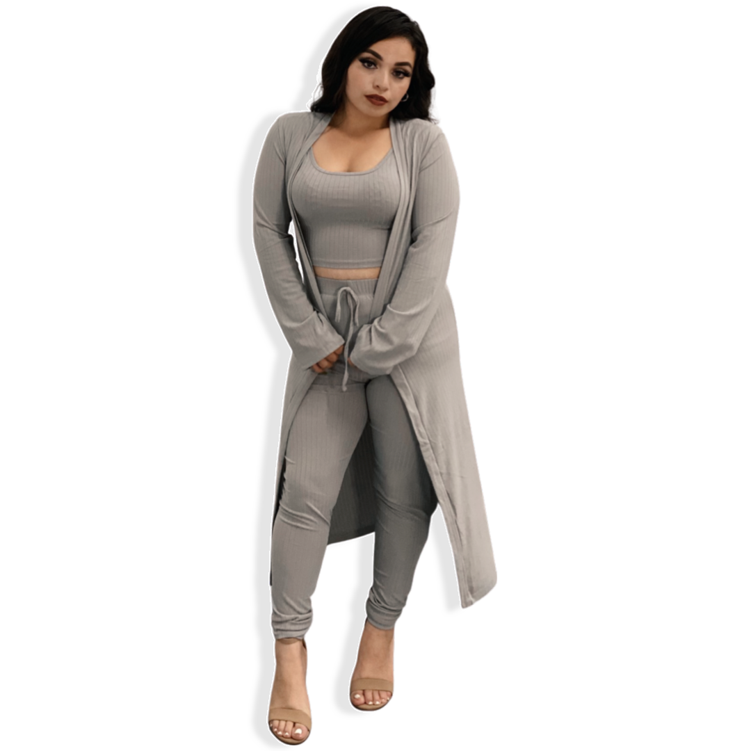 “Gray” 3PC Set