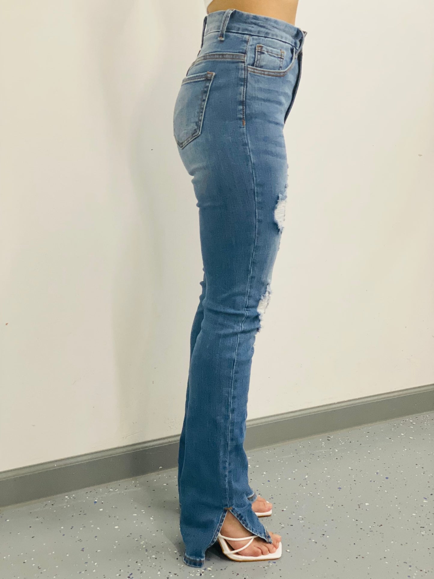 Split bottom Jeans